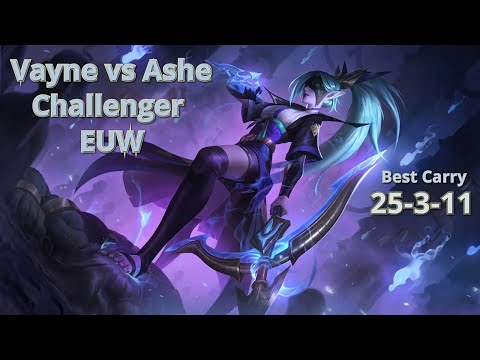 Vayne vs Ashe ADC Ranked - Challenger EUW