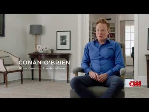 Thumbnail of the video: Conan O'Brien on CNN's "Lincoln: Divided We Stand" Original Series - Debut Episode
