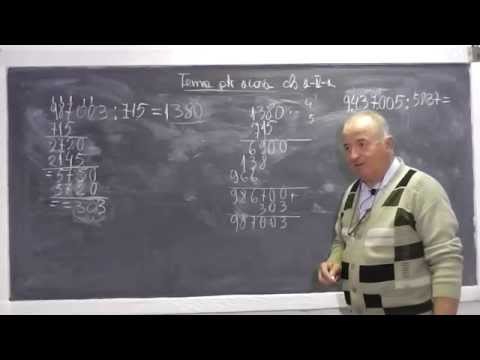 2/2 Lectia 689 - Algoritmul impartirii explicat | Impartiri | Teorema impartirii cu rest - Clasa 4