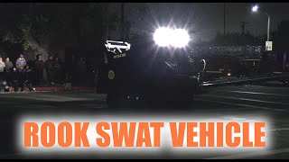Pomona Police Officer Shooting - Barricaded Suspect - The Rook SWAT Vehicle