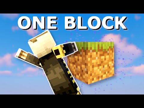 SKYBLOCK With Only One Block! - Minecraft Multiplayer Gameplay