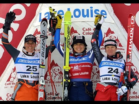 Isolde Kostner wins downhill (Lake Louise 2001)