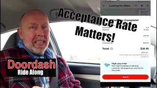 Deliverying Doordash - Maybe Acceptance Rate Does Matter