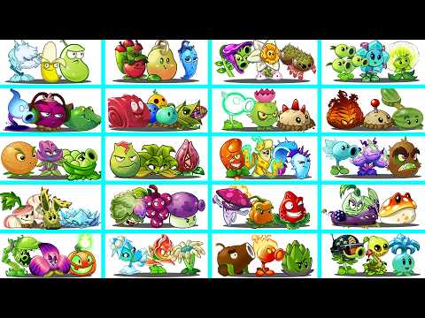 Random 20 Team Plants Old & New VS All Zombies - Who Will Win? - Pvz 2 Battlez