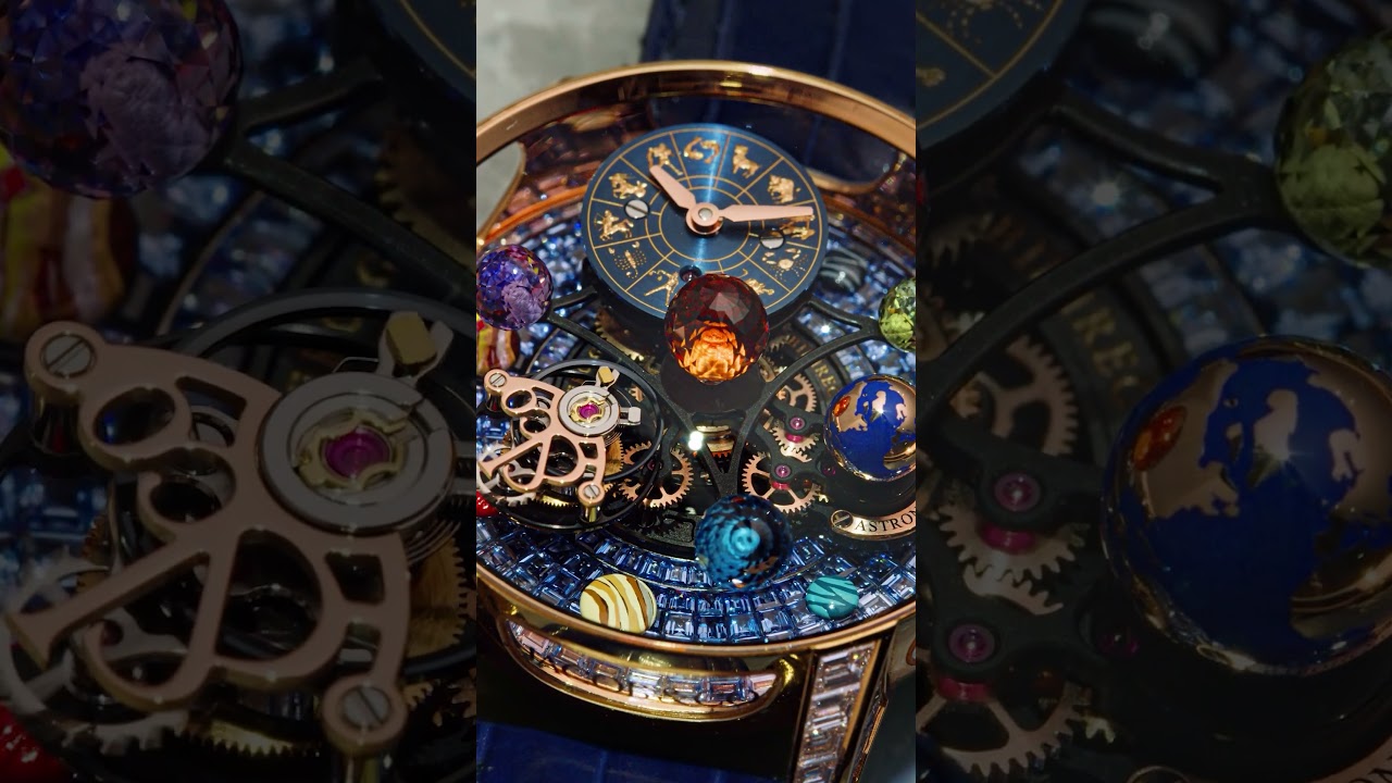 The Jacob & Co. Astronomia Solar Baguette Icy Blue Sapphires #shorts