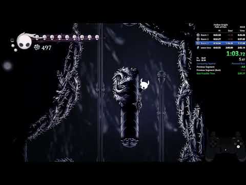 Hollow Knight Speedrun - Path of Pain in 2:01.13