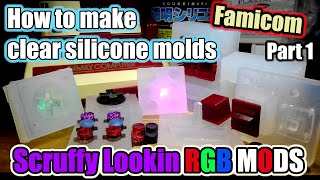 How to make clear silicone molds 10 easy steps (Famicom) Part 1