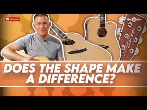 Tanglewood Inscription - How does an acoustic guitar body shape affect your tone?
