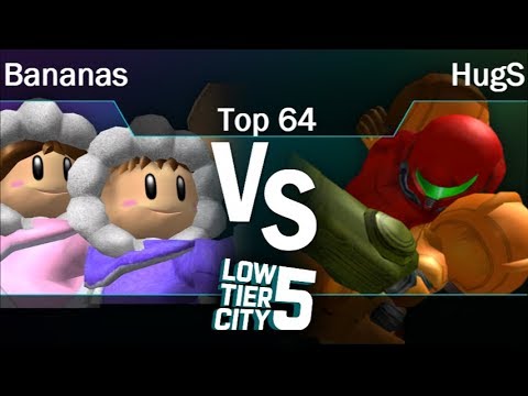 LTC 5 - Bananas (ICs) vs HugS (Samus) Top 64 - Melee