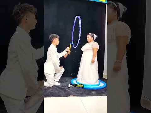حاول التقاط صورة زفاف داخل فقاعة صابون… لكن ما فعله العريس أدهش الجميع! 🥹💍🫧