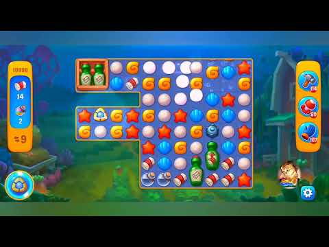 фишдом 2022  #  10998 уровень - прохождение без бустеров # Fishdom,   10998  level - no Boosters.