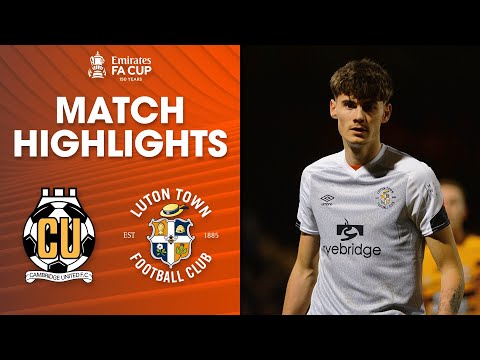 FC Cambridge United 0-3 FC Luton Town   ( The Emir...