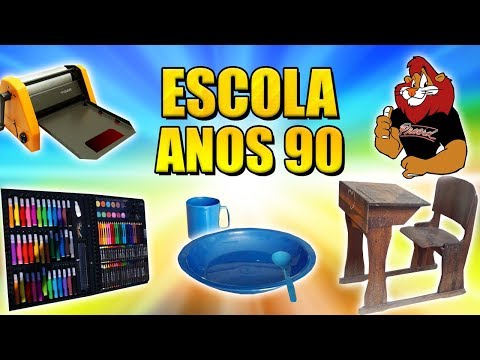 Do Tunel do Tempo... época da escola nos anos 80 e 90