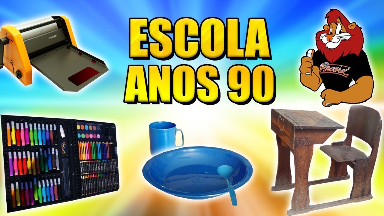 COMO ERAM OS TEMPOS DE ESCOLA NOS ANOS 90