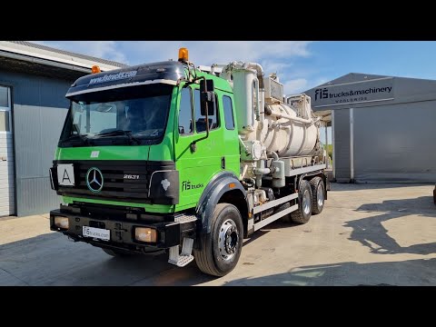 MERCEDES BENZ SK 2631 6x4 VACUUM truck