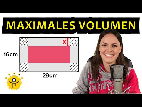 Wie groß ist das MAXIMALE Volumen? – Extremwertaufgaben Beispiele