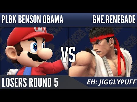 EHJ [Wii U] - PBLK | NG | Benson Obama (Mario) vs GNe | Renegade (Ryu) - Losers Round 5