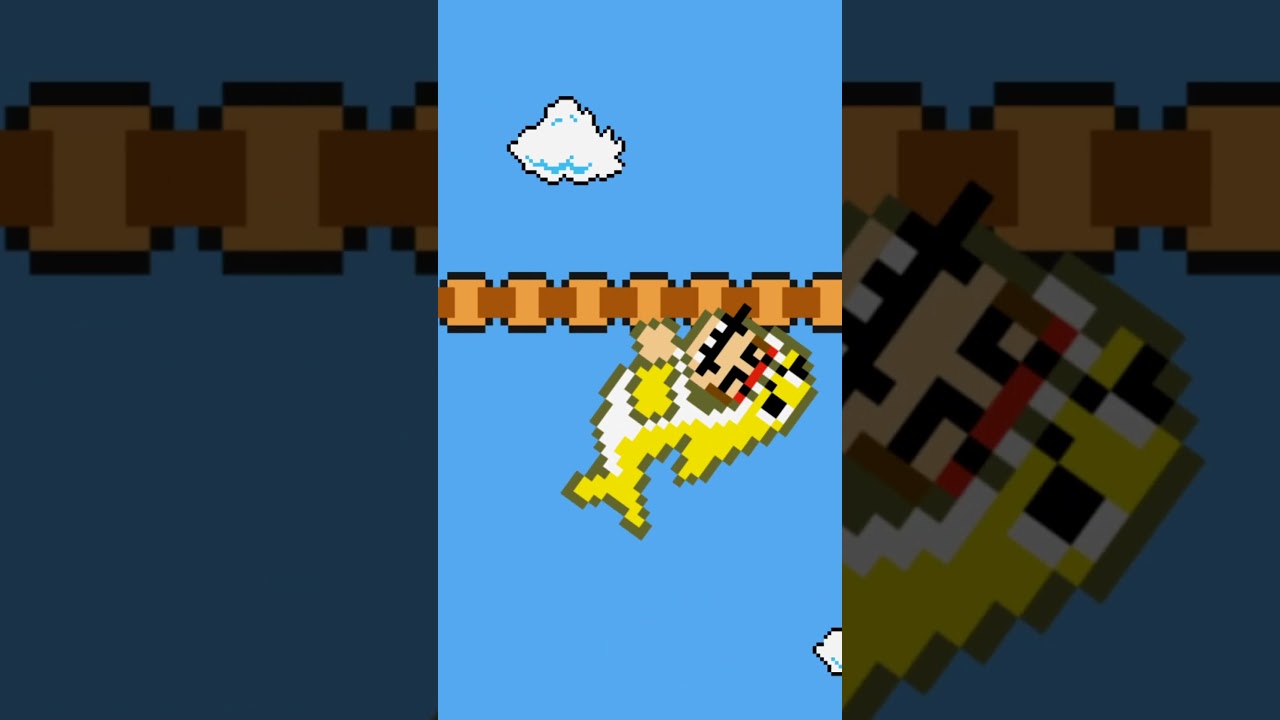 Mario Got the Baby Shark Power… This Is Chaos  ベイビーシャークの力を手に入れたマリオ…カオスすぎる #shorts #mario #baby shark