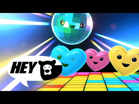 Hey Bear Sensory - Valentine's Disco Party Stream!