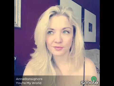You're my World Cover - by Annie Bonsignore