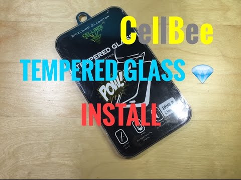 CellBee iPhone 6 Plus Tempered Glass Installation & Review