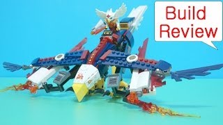 LEGO Legends of Chima Огненный истребитель Орлицы Эрис (70142) - відео 3