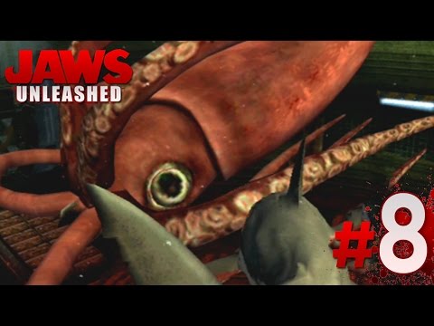 GIANT SQUID!! - Jaws Unleashed - Gameplay Mission 8 (PS2) || HD