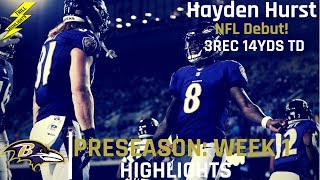 Hayden Hurst Preseason Week 1 Highlights | NFL Debut 08.02.2018