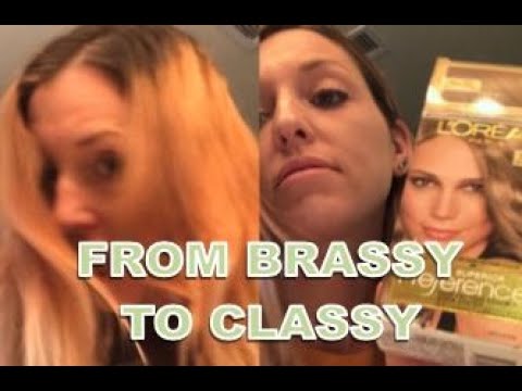 Tone Brassy/Orange hair with Box Dye - IT WORKS -...