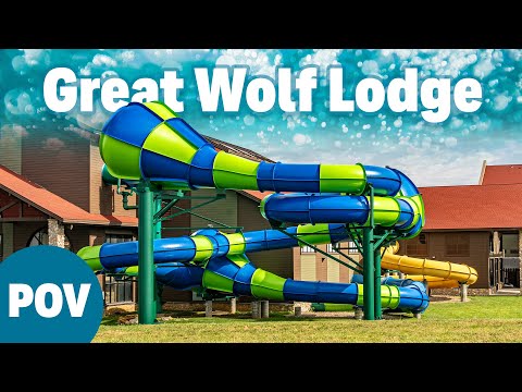 All Water Slides at Great Wolf Lodge Kansas City KS [4K POV]