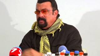 Steven Seagal arrives on the Black Sea Coast, Burgas Bulgaria