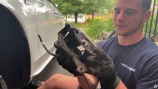 Brake caliper replacement and system bleed on 2013 Audi S4 (applicable to all B8 chassis Audis)