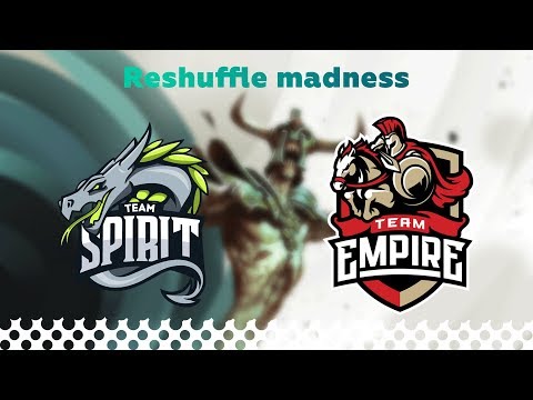 Team Empire vs Team Spirit - Losers' Round 3 @Map1 | Reshuffle Madness 2018 (01.10.2018)