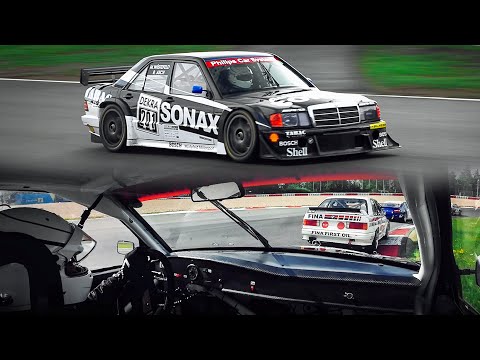 OnBoard a Mercedes 190E Evo II DTM (1993 Class 1 Specs) at the Nürburgring: ICONIC 9,000+rpm Sound!