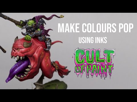 Making your miniatures pop using ink!