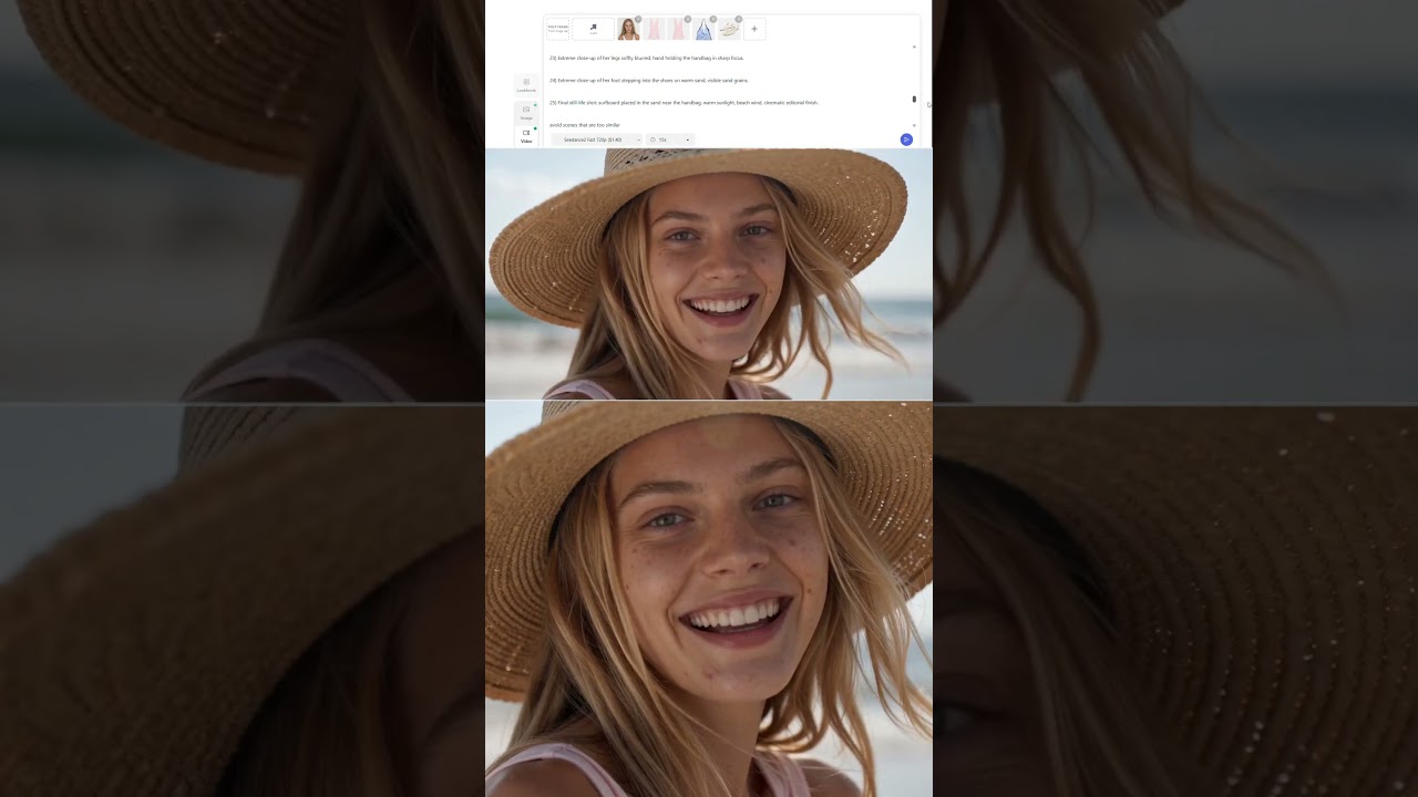 A 15-second AI-generated fashion video produced on Astria with Seedance 2.0 and Lookbook