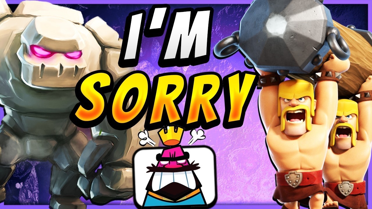 3 Words... BATTLE RAM GOLEM. It's NOT FAIR!