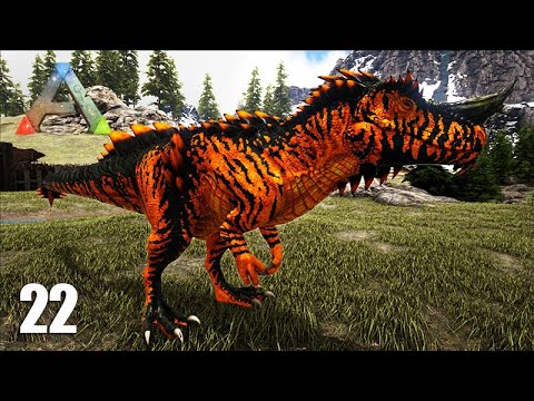 Tentando DOMAR UM CERATOSSAURO - O que pode dar errado? - ARK  Crystal Isles - #22