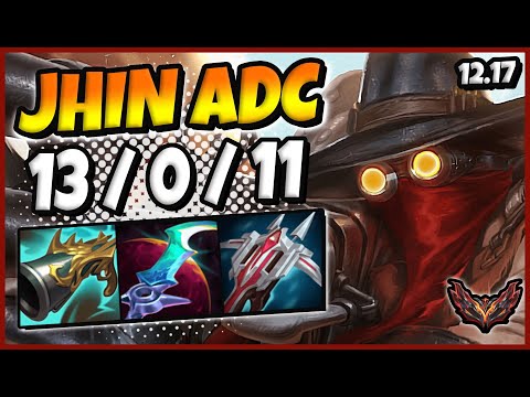 Jhin ADC vs Vayne / KR Grandmaster / Patch 12.17 / Season 12 [ 13 / 0 / 11 ] ✅