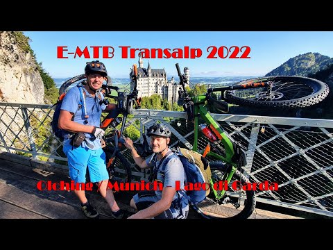 E-MTB Transalp 2022. Olching to Lake Garda  on the Albrecht route