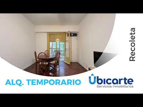 Alquiler Temporario en Recoleta. Av. Las Heras 2000. Ciudad de Buenos Aires