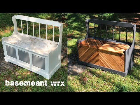 refinishing kids toy chest/bench- RESCUED season 3 - episode 2