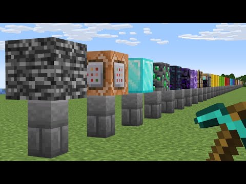 Recolecté Todos los Bloques en Minecraft