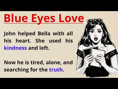 Learn English Through Story⭐Bleu eyes love | Level 3 English Listening & Speaking Practice