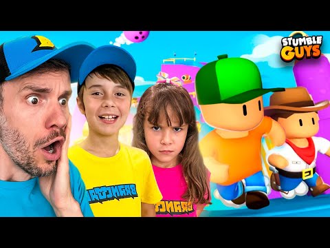 STUMBLE GUYS COM MARCOS E LAURA - Brancoala Games
