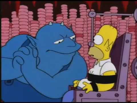 Homero vende su alma por una dona