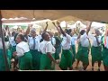 Matuga Girls High School free style dancing with Sailwind Band Mombasa.