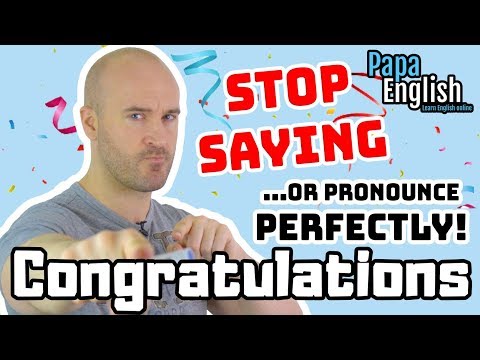 STOP SAYING "Congratulations" - Improve Your English Vocabulary!