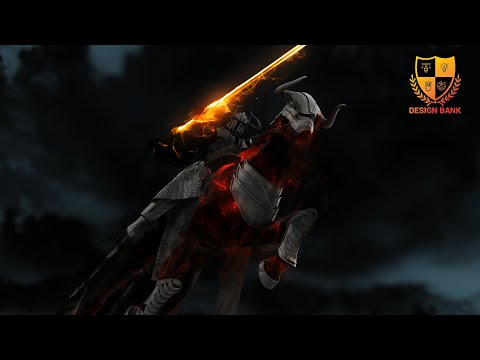 ID #84 - Death Knight Fire Version Logo Intro Reveal Animation - Design Bank Logo Animation