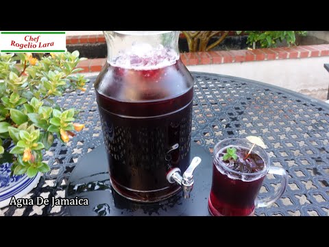 COMO HACER AGUA DE JAMAICA